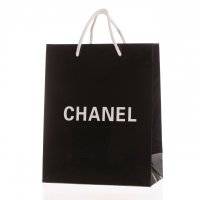 Пакет Chanel черный 25х20х10 оптом в Ульяновск 