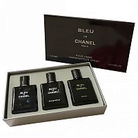 Парфюмерный набор Chanel Bleu De Chanel 3x30 ml оптом в Ульяновск 
